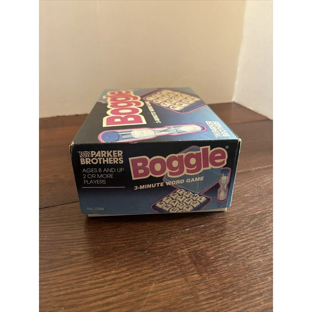 90s VTG Boggle Classic Letter Cube‎ Word Game Parker Brothers Complete w/Manual